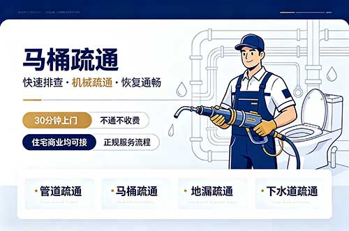 宁德马桶疏通